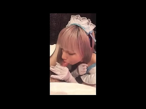 ❤️ Japonski idol [mayuka], kostum francoske služkinje, 1. del, fafanje in onaniranje z losjonom Porno pri nas ﹏